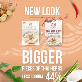 TAAN THAI ingredients visual shows real herbs and coconut milk for pure flavor.