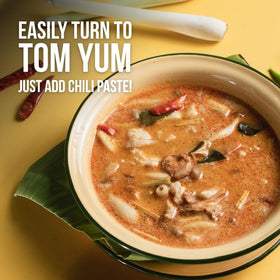 TAAN THAI prepared bowl demonstrates restaurant-quality soup in minutes.