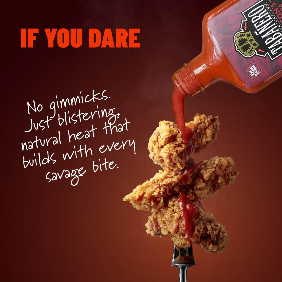 Tabanero Dragon's Breath habanero peppers display intense heat potential