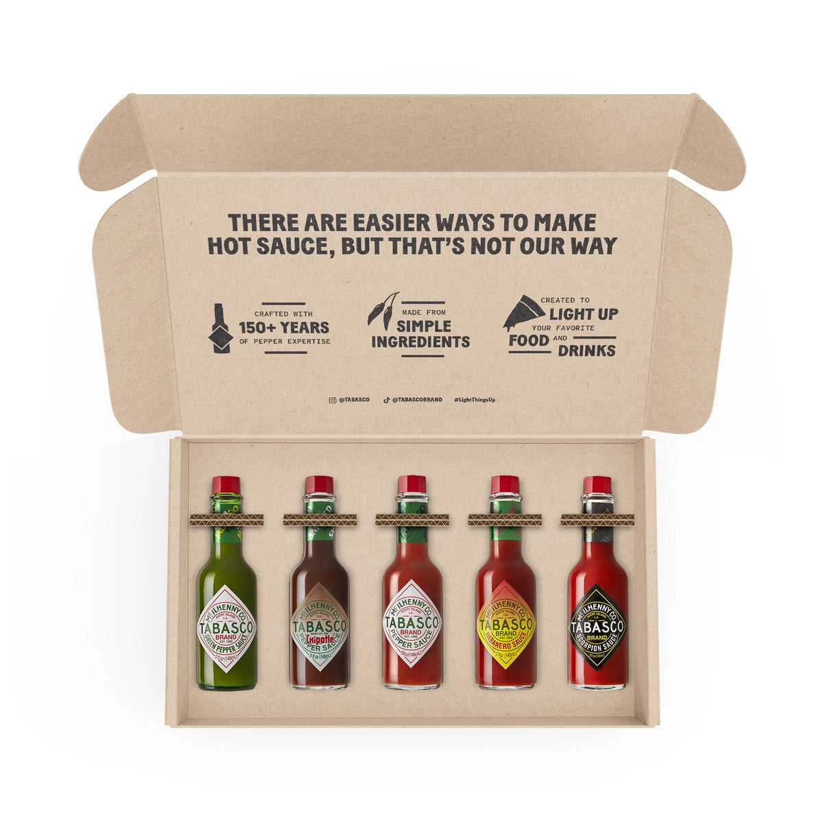 TABASCO Chipotle Pepper hot sauce bottle pour adds smoky depth