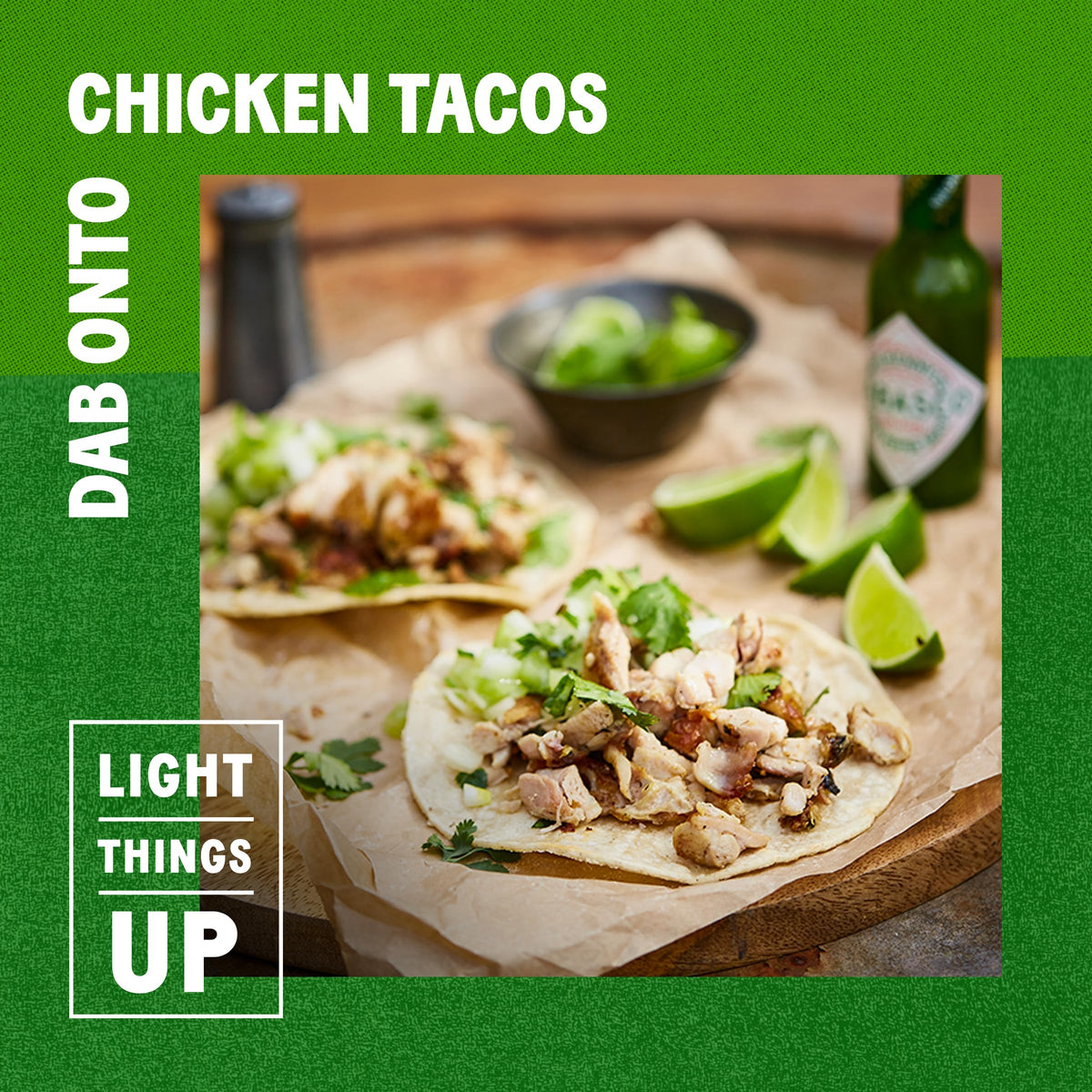 TABASCO Green Jalapeño sauce elevates salads and dressings