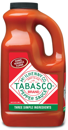 TABASCO Original Red Pepper Sauce bulk 64oz jug for large batches