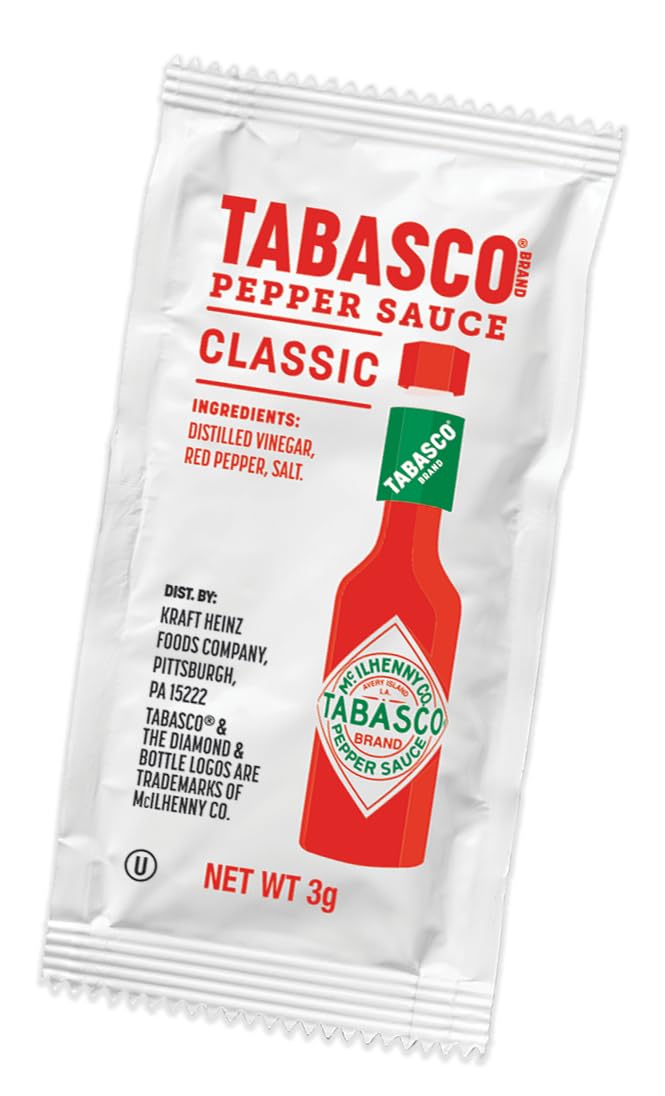 TABASCO packet served with chicken dish to elevate flavor