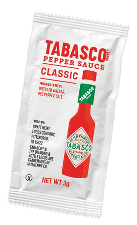 TABASCO packet served with chicken dish to elevate flavor