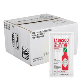 TABASCO single-serve packet for lunchbox quick heat on the go