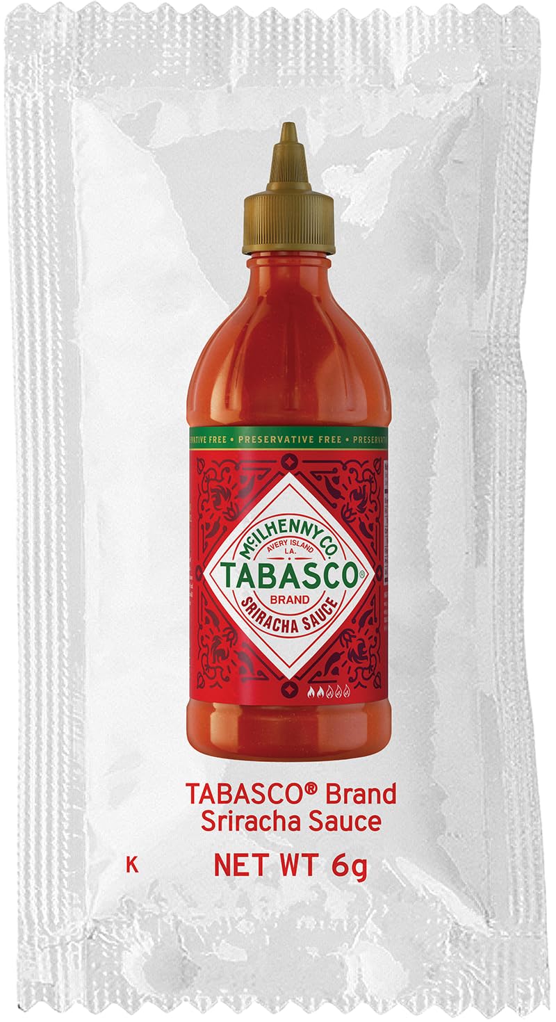 TABASCO Sriracha 200-pack bulk packaging for meals