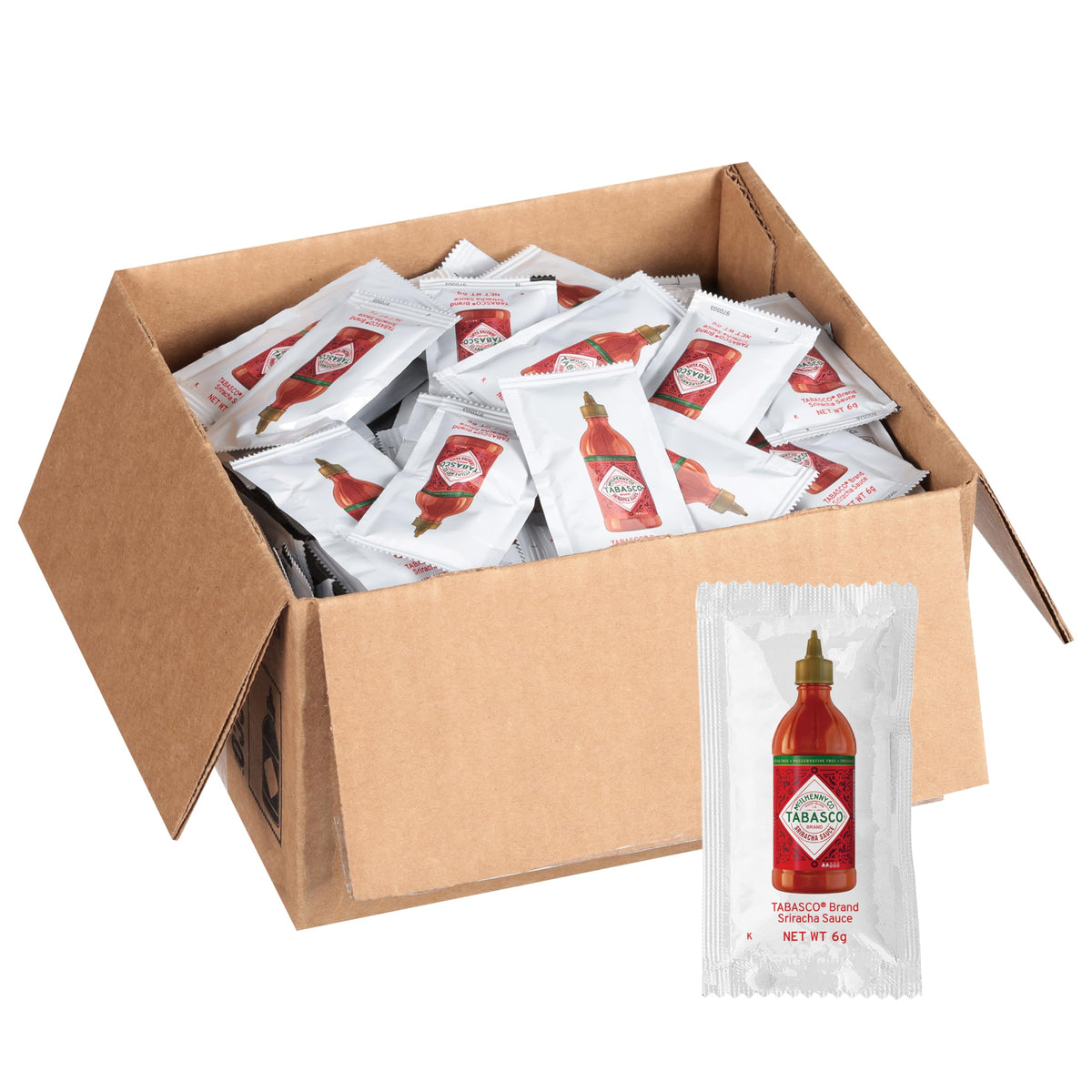 TABASCO Sriracha single-serve packet ready for on-the-go meals