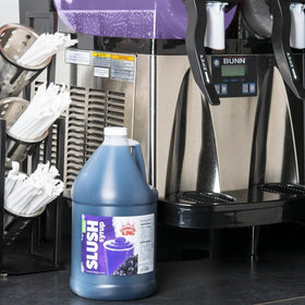 TableTop King grape slushy mocktail setup for non-alcoholic options.