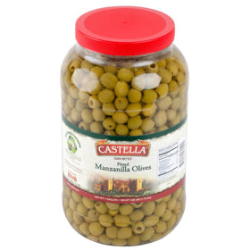 TableTop King Manzanilla olives, ready to use, enhance antipasti and pasta with bright flavor.