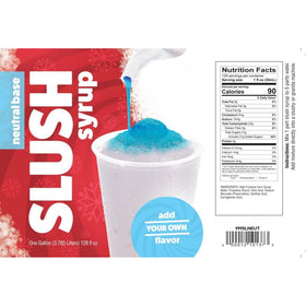 TableTop King slushie machine base demonstrating easy 5 to 1 mix ratio