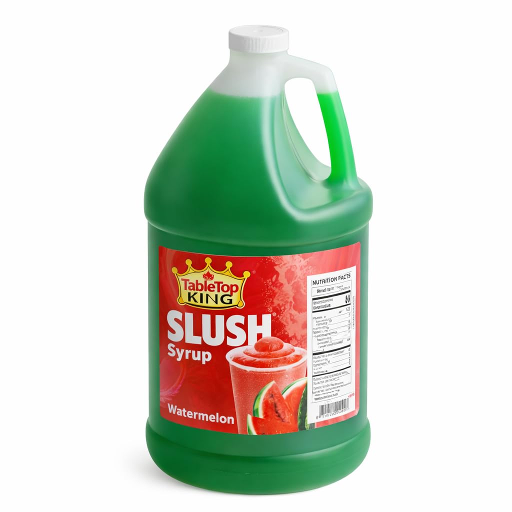 TableTop King Slushy 5:1 Watermelon concentrate in a gallon jug for easy high-volume serving