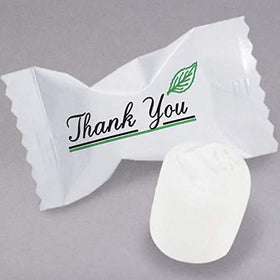 TableTop King Thank You buttermints wrapper highlighting appreciation and refreshing finish