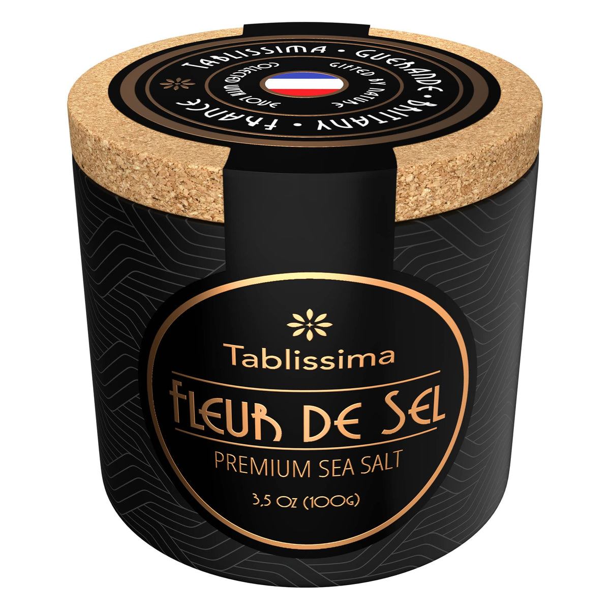 Tablissima Fleur de Sel hand harvested salt adds delicate finish to meals.