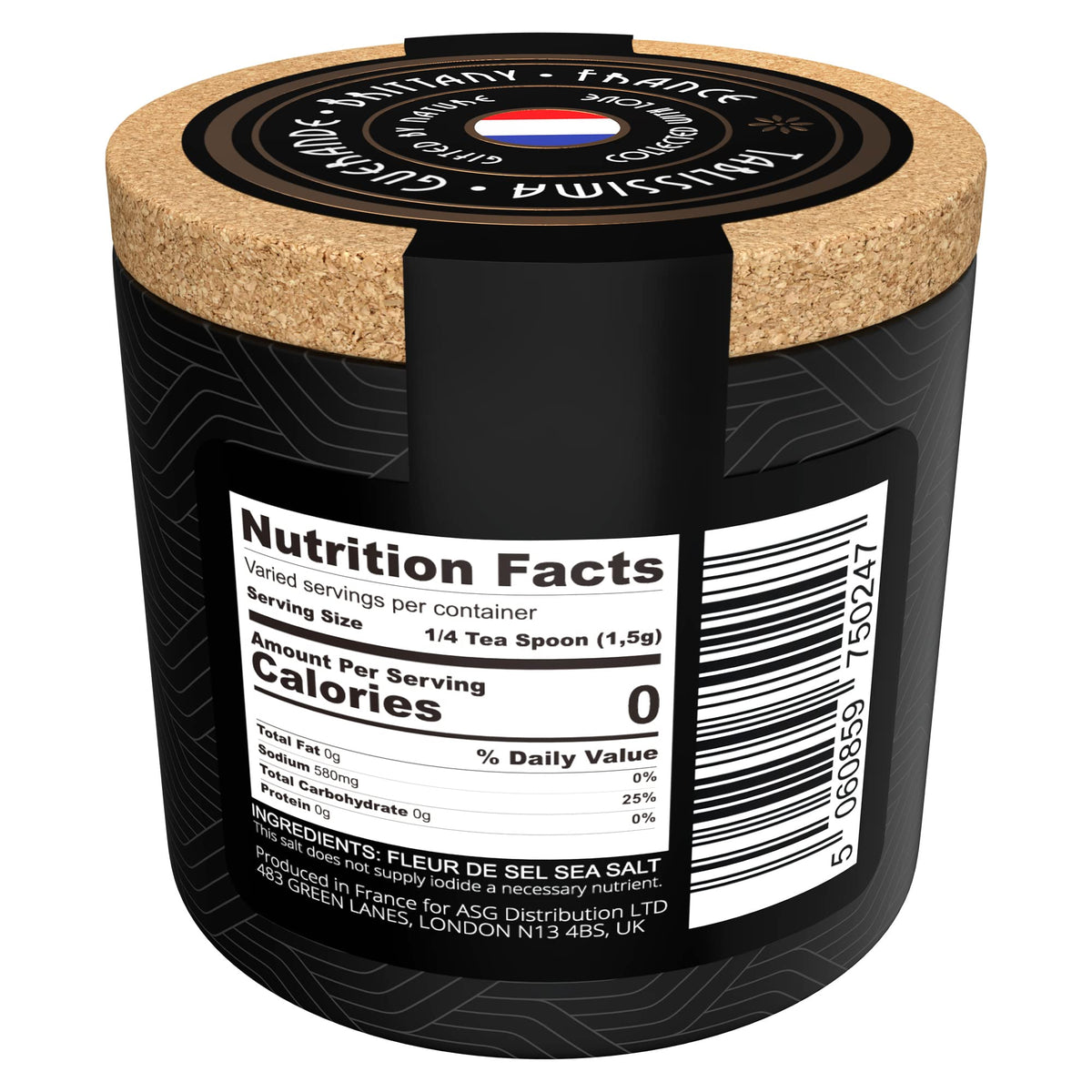 Tablissima Guerande flaky sea salt highlights texture for finishing or garnishing.