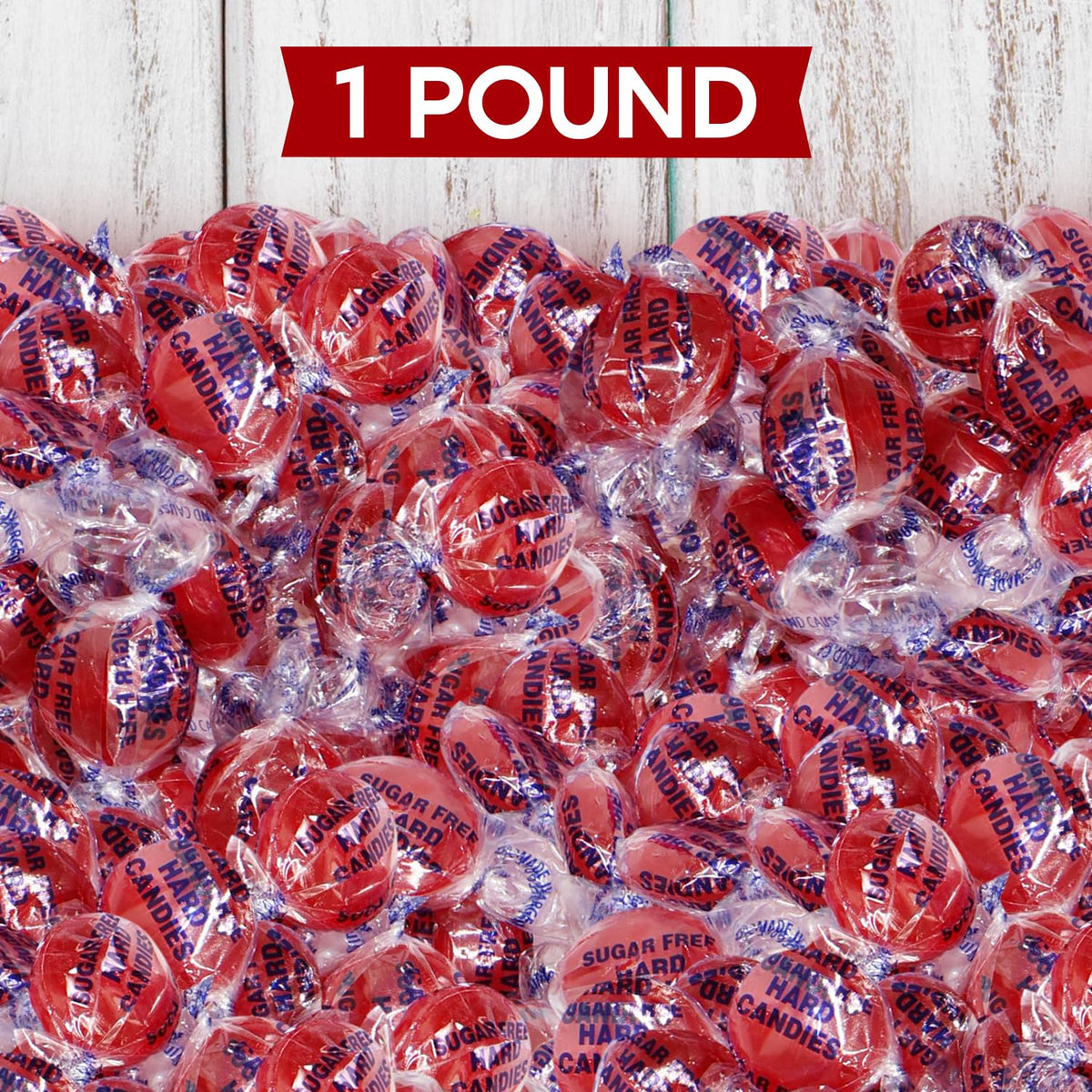 1-pound bag of Taboom sugar-free cinnamon discs offers ample supply for gatherings.