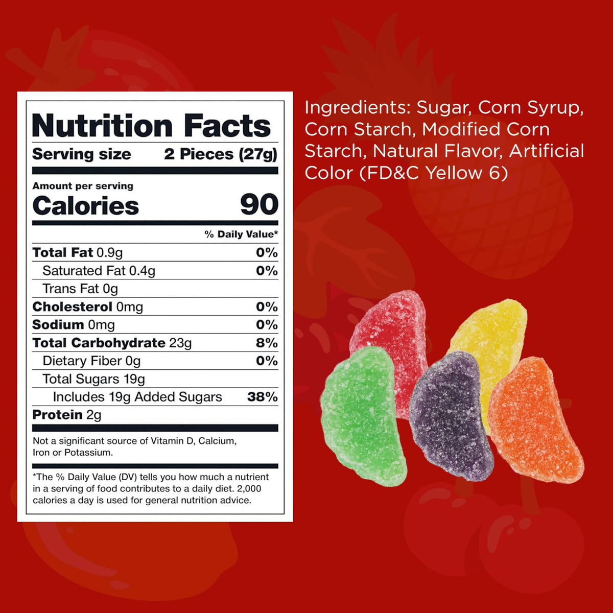 Taboom bright colored slices enhance party dessert displays