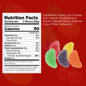 Taboom bright colored slices enhance party dessert displays
