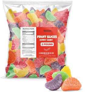 Taboom bulk fruit slices candy in a 2lb bag for party bowls