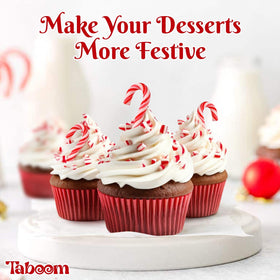 Taboom canes for decorations and crafts add festive flair to gifts and trees.