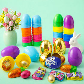 Taboom Easter basket fillers with fillable eggs and candies for organized gift-giving.