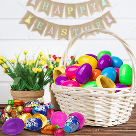 Taboom egg-hunt setup ready for classrooms, neighborhoods, and spring celebrations.
