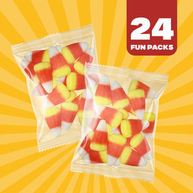 Goody bag or lunchbox idea featuring Taboom Candy Corn minis.