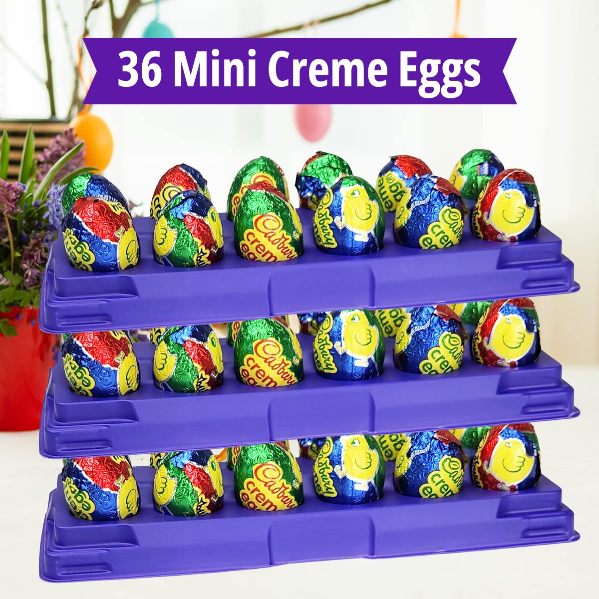 Cadbury eggs close-up showing milk chocolate exterior and creamy filling