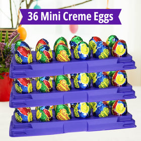 Cadbury eggs close-up showing milk chocolate exterior and creamy filling