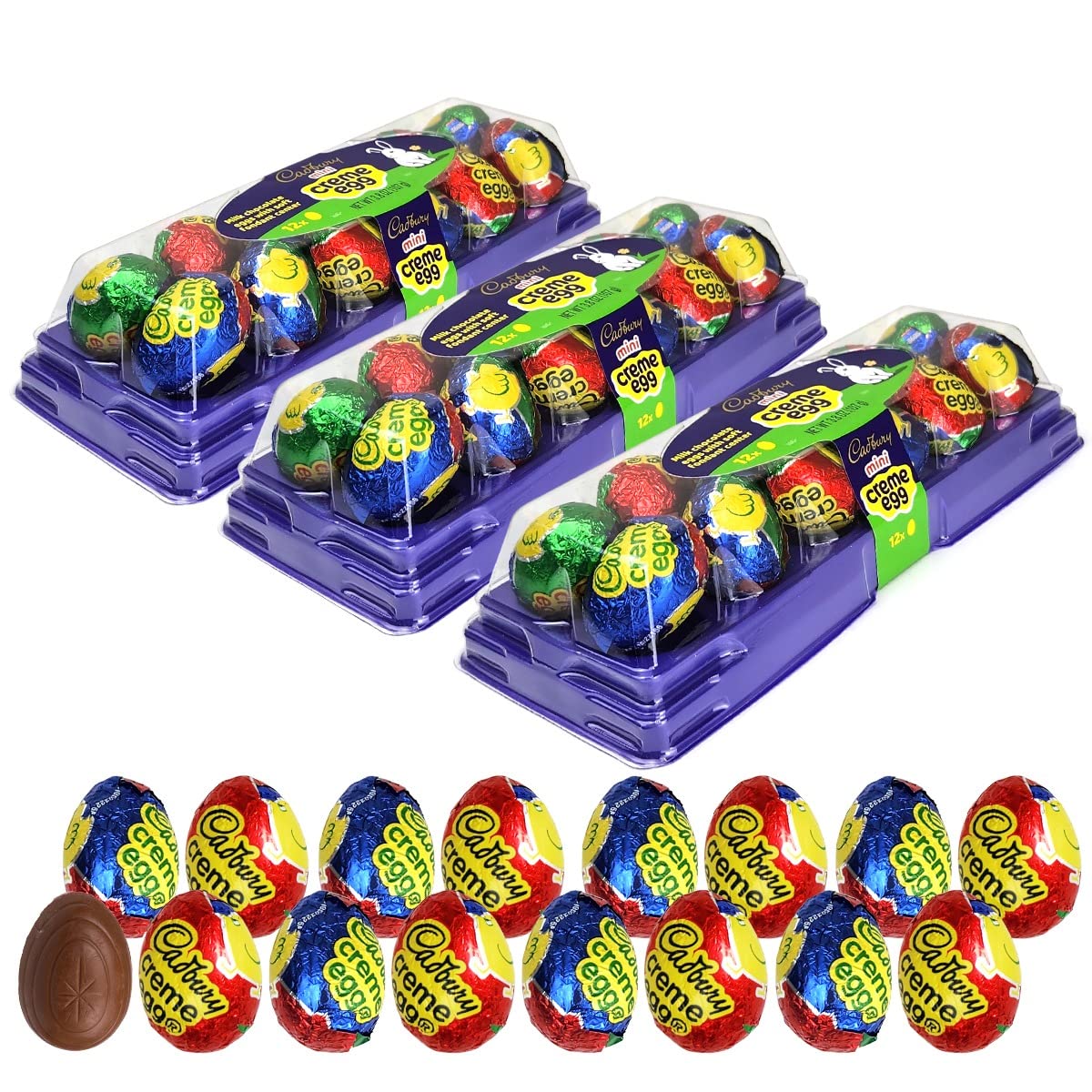 Taboom Mini Cadbury Eggs in the outer pack for easy gifting