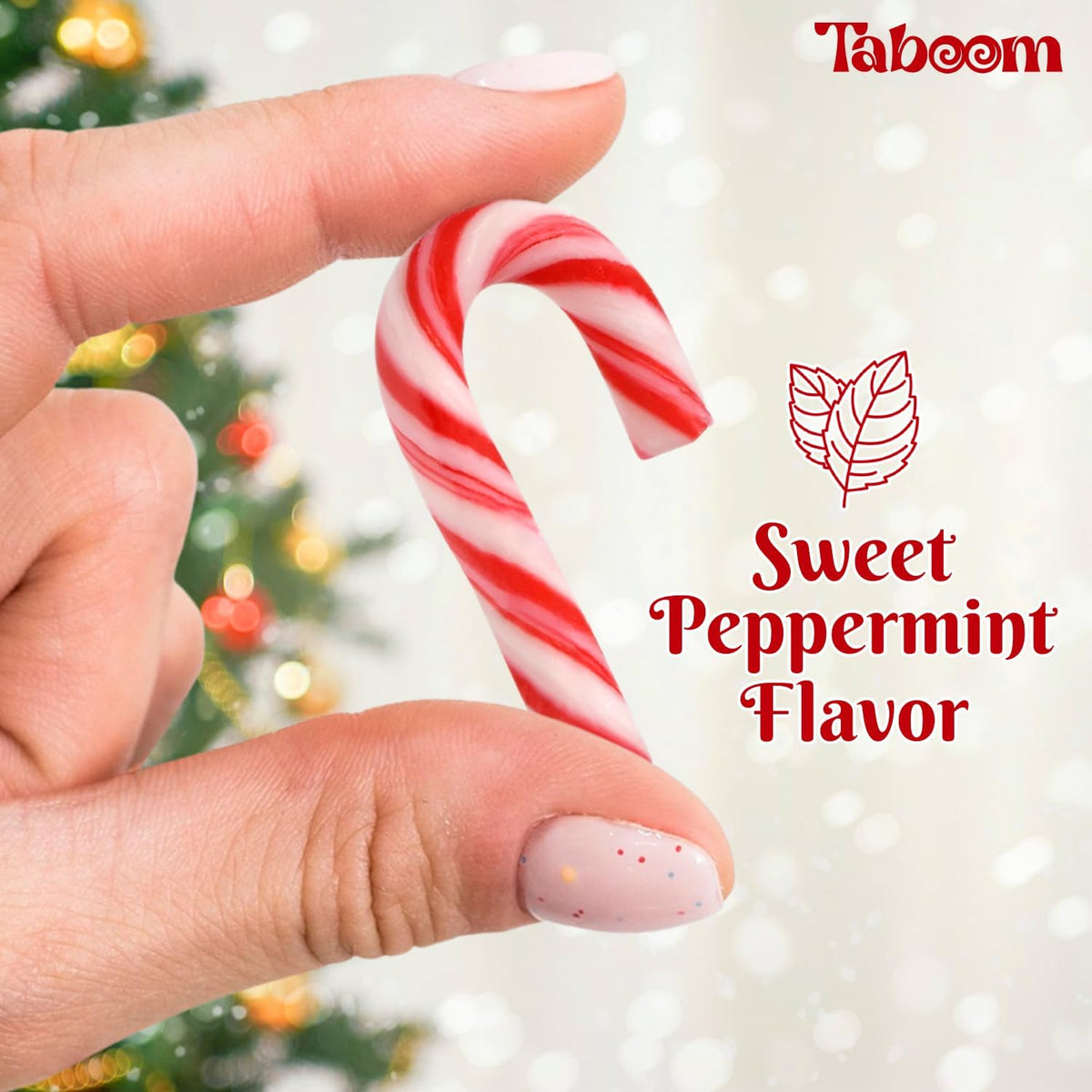 Taboom peppermint canes ideal stocking stuffers with a refreshing holiday treat.