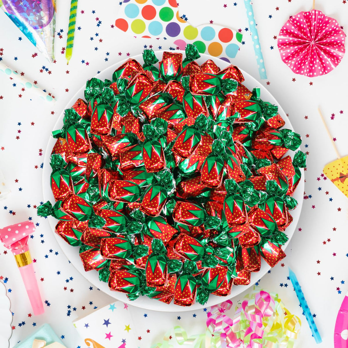 Classic Taboom strawberry flavor evokes nostalgia for festive treats