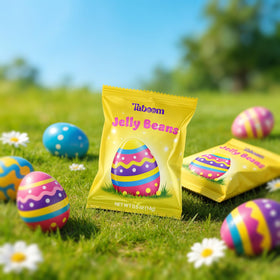 Taboom office spring candy bowl with ready-to-share jelly beans