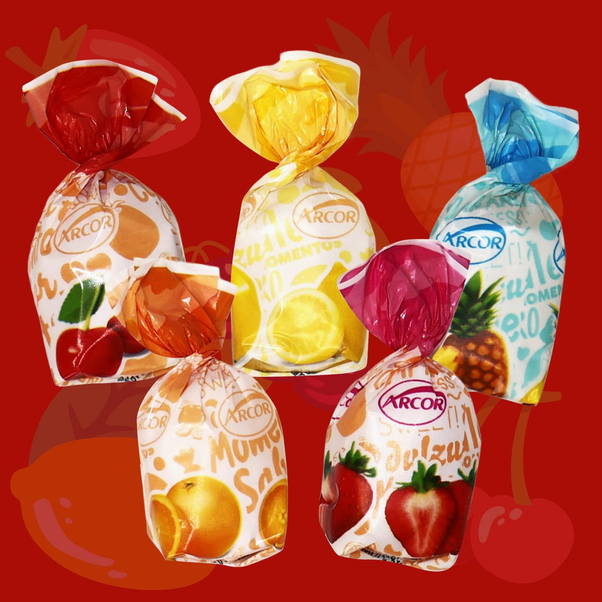 Taboom soft center fruity candies highlighting juicy centers for events.
