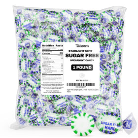 Taboom sugar-free Starlight spearmint discs unwrapped for quick refreshing