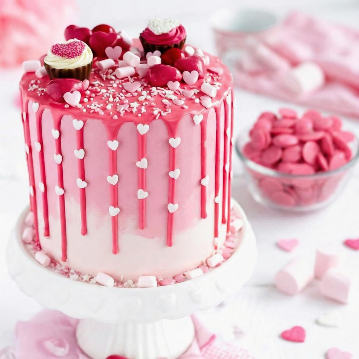 Taboom vanilla-flavored pink melts ready to melt quickly.
