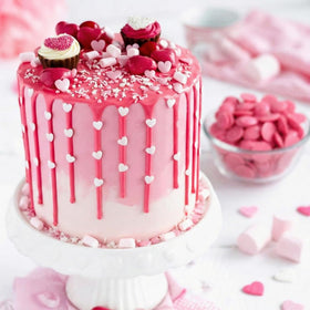 Taboom vanilla-flavored pink melts ready to melt quickly.