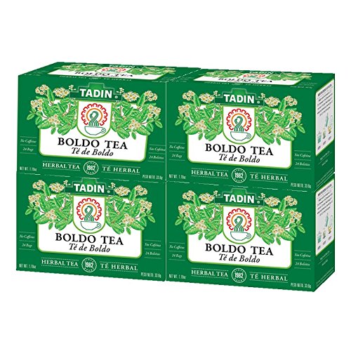 Tadin Boldo Tea boxed set in a 4-pack for convenient stocking and quick brew sessions.