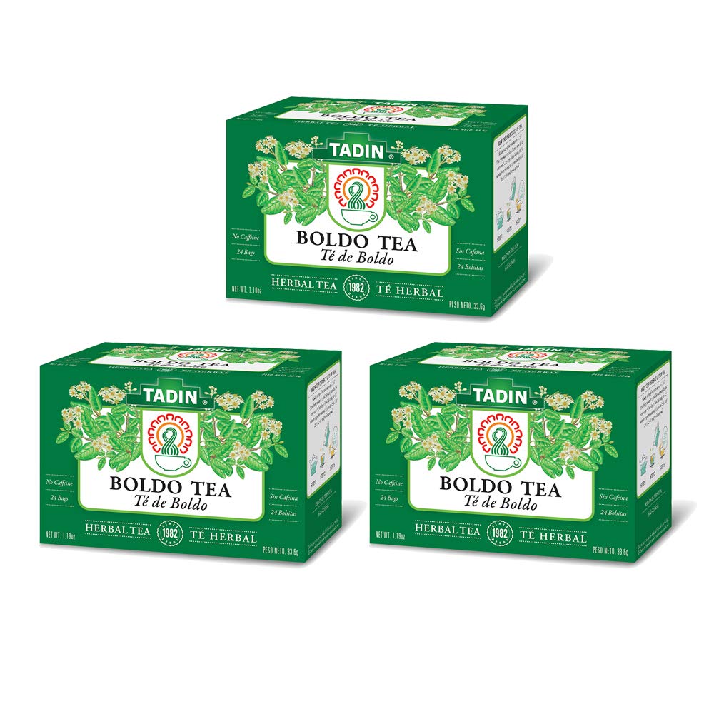 Tadin Boldo Tea packaging, a caffeine-free herbal option for daily rituals