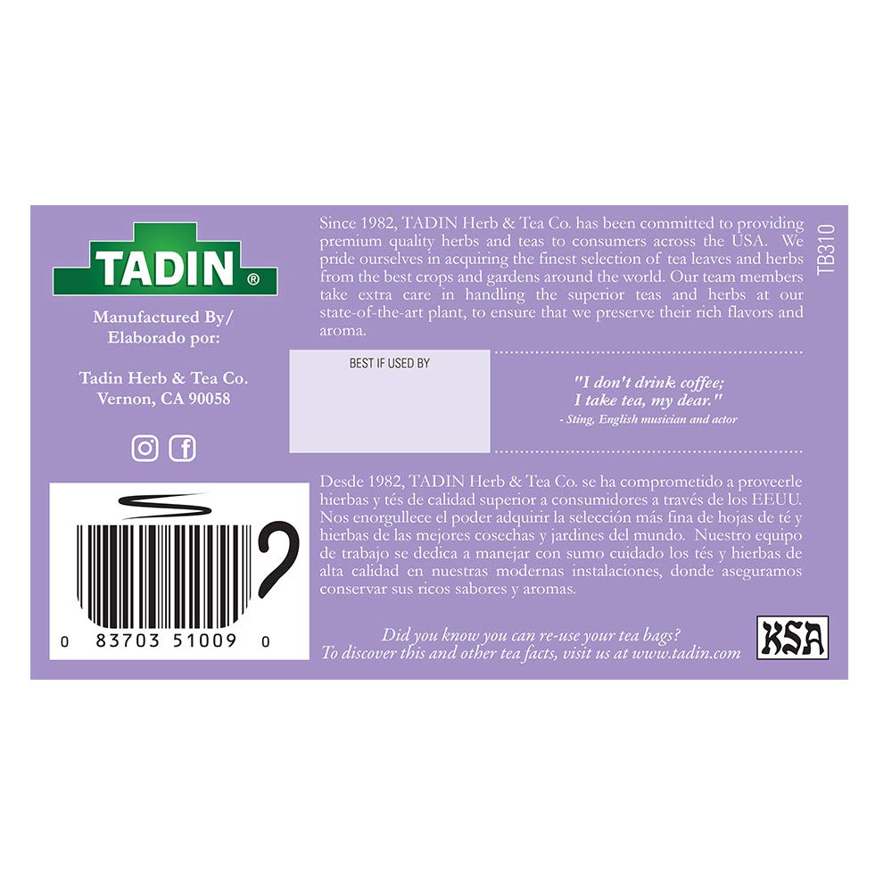 Dried passion flower herbs used in Tadin Pasiflora tea