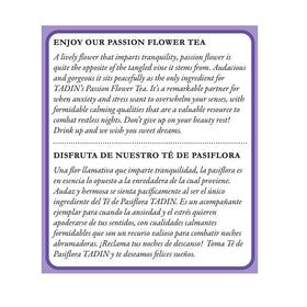 Tadin tea bags steeping, hinting at a soothing ritual.