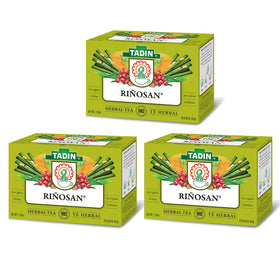 Tadin Riñosan tea bags in a 3-pack for daily calm.