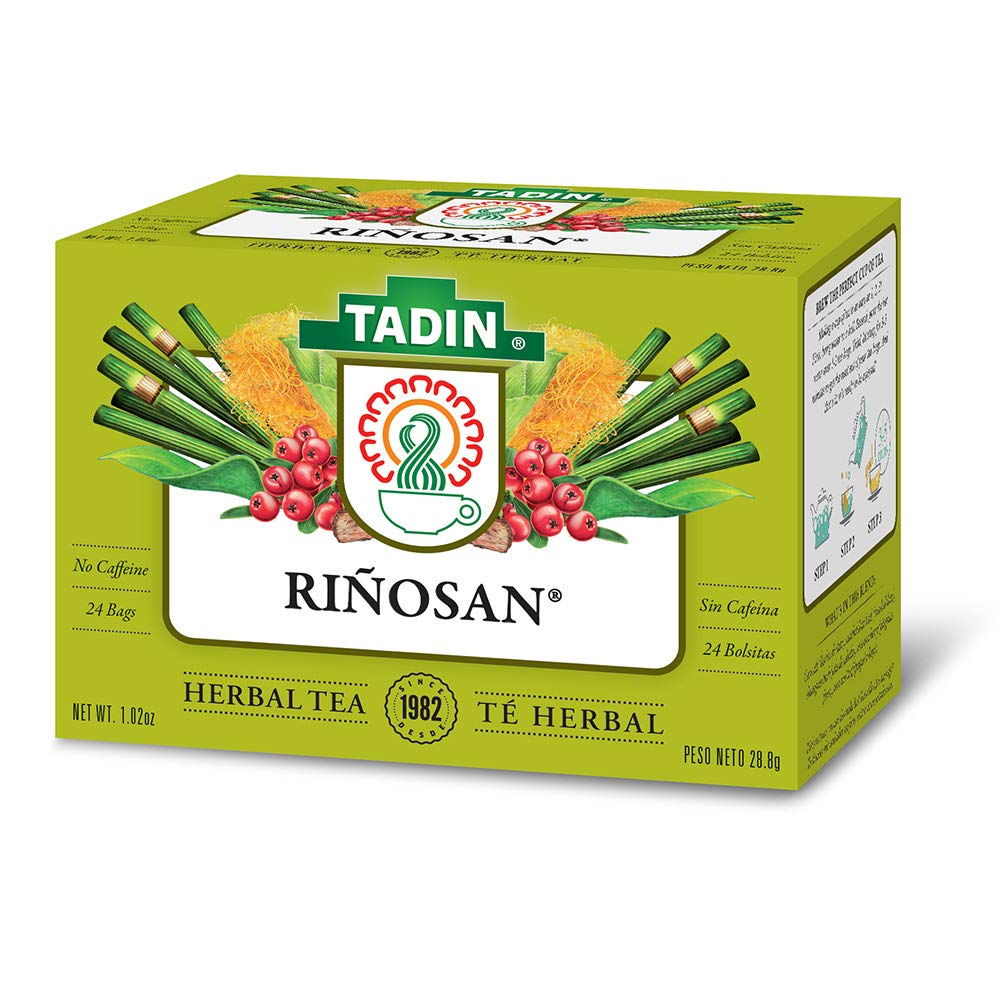 Tadin Riñosan tea brewed in a cup for relaxation and digestion.