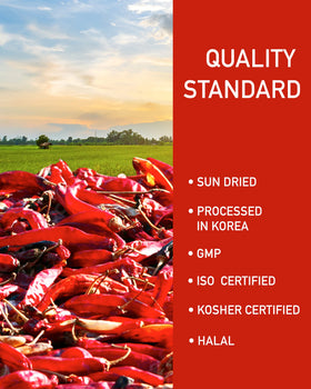 Taekyung chili powder for kitchen use in gochujang and sauces.