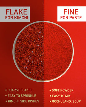 Taekyung gochugaru authentic Korean spice for soups and marinades.