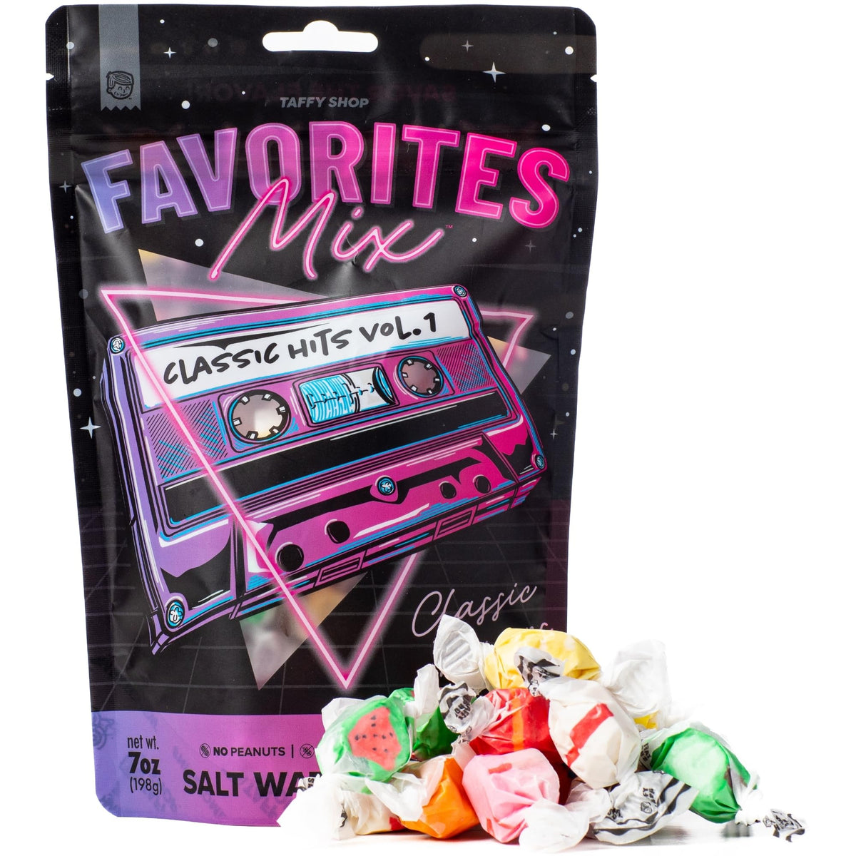 Classic Favorites Mix unwrapped taffy ideal for tastings by Taffy Shop.