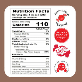 Taffy Town Chocolate Saltwater Taffy offers a wide flavor variety.