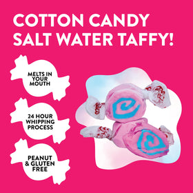 Close-up of Taffy Town fluffy creamy texture highlighting melt-in-your-mouth appeal