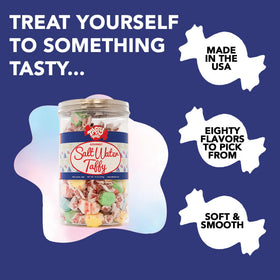 Individually wrapped Taffy Town pieces ideal for goody bags