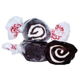 Taffy Town Licorice Swirl packaging highlights premium taffy for gifting and sharing.