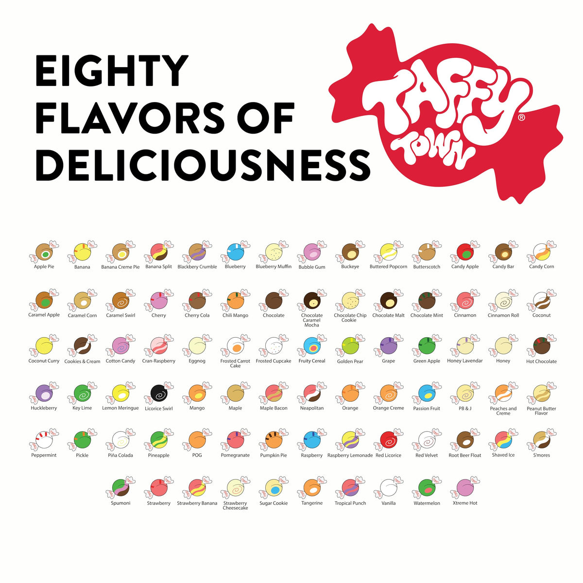 Taffy Town orange cream taffy makes a colorful gift-ready treat.